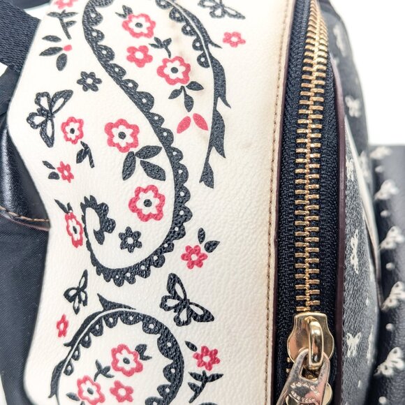 COACH Mini Charlie Backpack In Butterfly Print Thunder - Picture 14 of 16